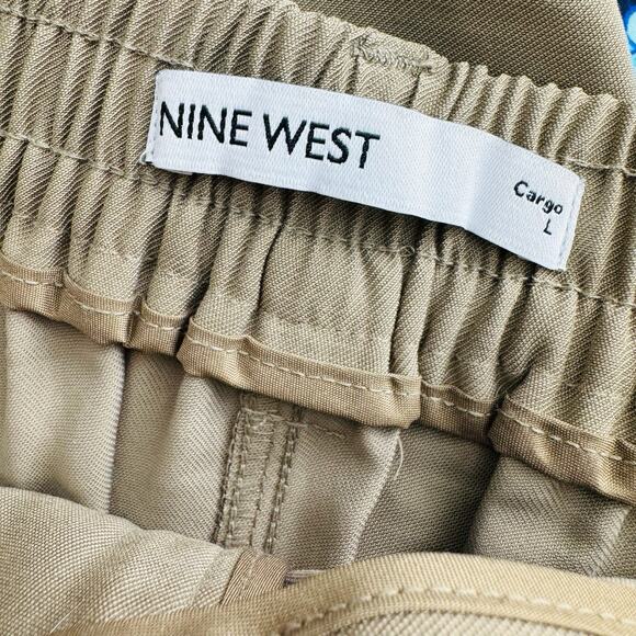 Nine West Khaki Cargo Dress Pants Women’s Size L - Picture 6 of 8